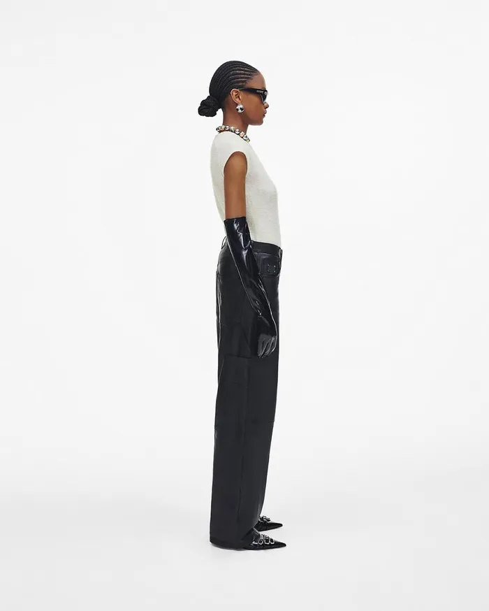 Marc Jacobs Bottoms Oversized Leather Pant Black 8211 Women