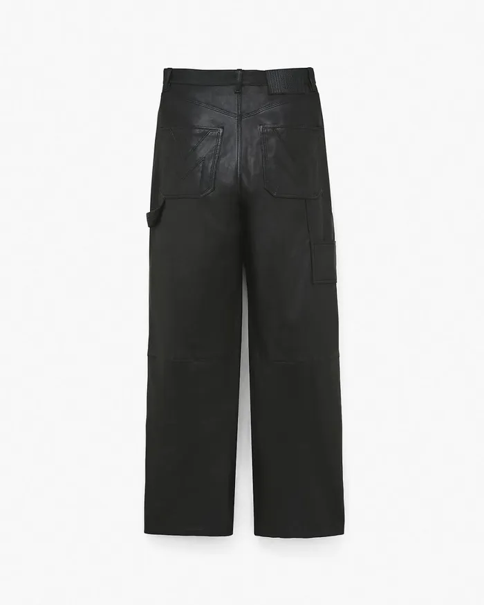 Marc Jacobs Bottoms Oversized Leather Pant Black 8211 Women