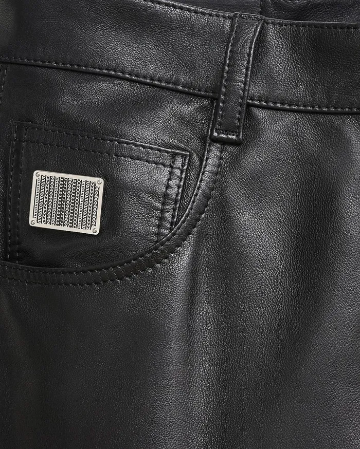 Marc Jacobs Bottoms Oversized Leather Pant Black 8211 Women