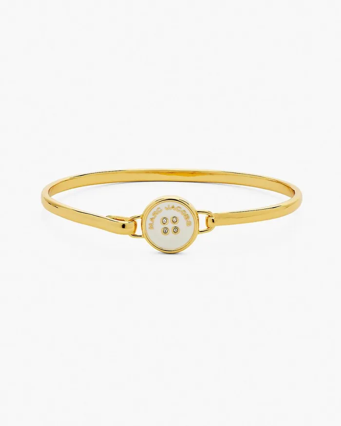 Marc Jacobs Bracelets The Button Hinge Bracelet Goldcream 8211 Women