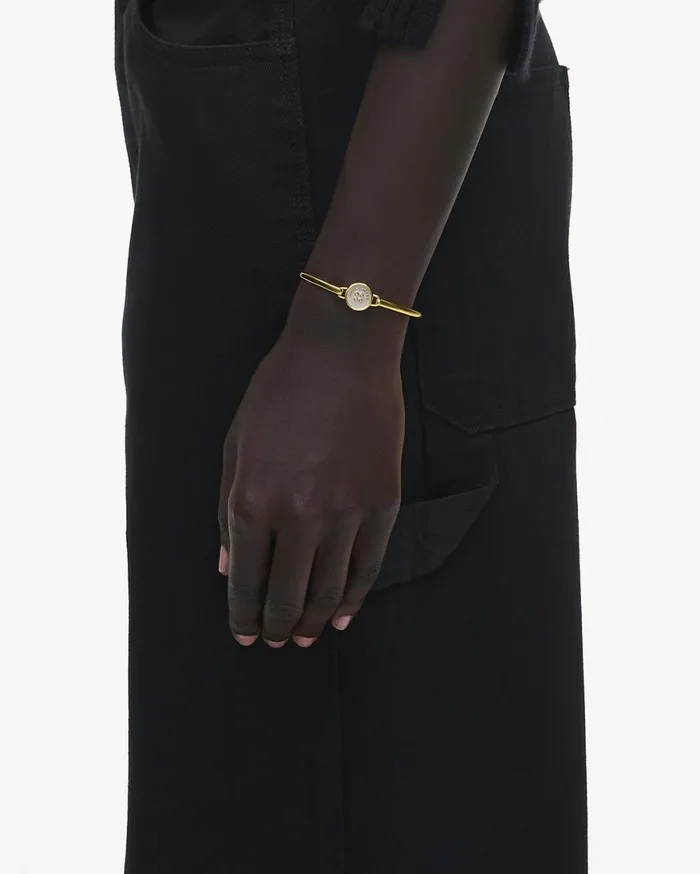 Marc Jacobs Bracelets The Button Hinge Bracelet Goldcream 8211 Women