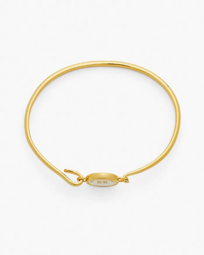 Marc Jacobs Bracelets The Button Hinge Bracelet Goldcream 8211 Women