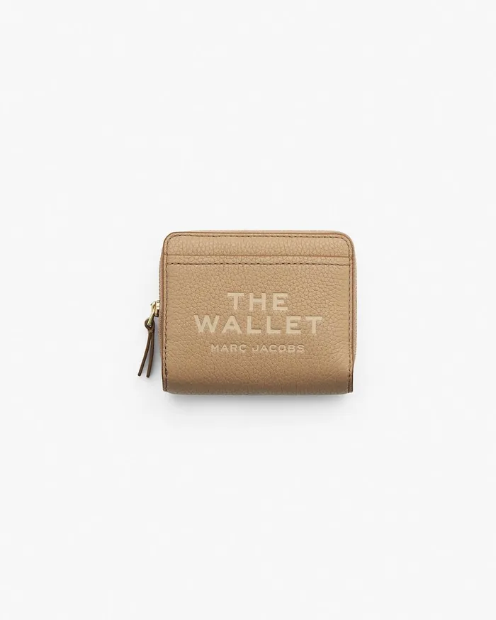 Marc Jacobs Small Wallets The Leather Mini Compact Wallet Camel 8211 Women