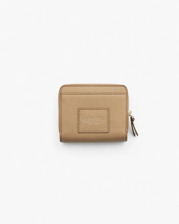 Marc Jacobs Small Wallets The Leather Mini Compact Wallet Camel 8211 Women