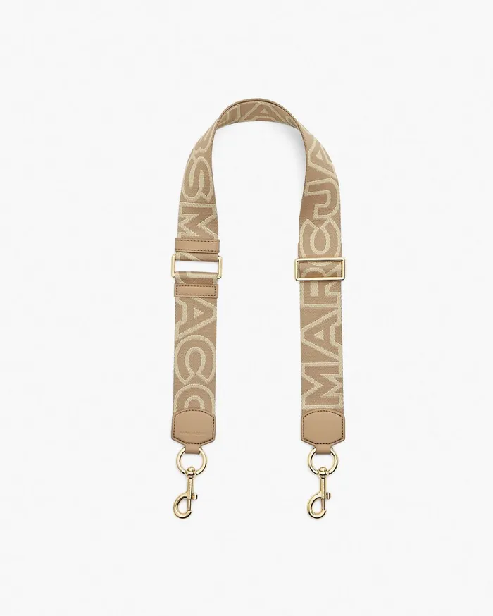 Marc Jacobs Straps The Outline Logo Webbing Strap Camel 8211 Women