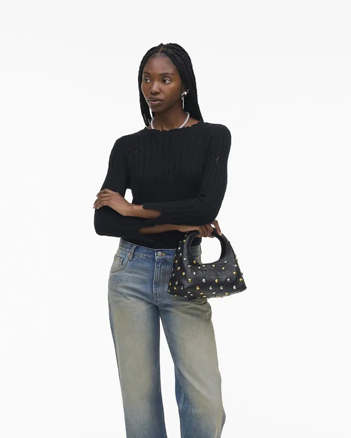 Marc Jacobs The Sack Bag The Glam Studs Leather Mini Sack Bag Black 8211 Women