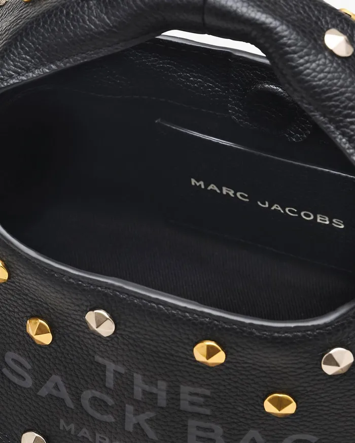 Marc Jacobs The Sack Bag The Glam Studs Leather Mini Sack Bag Black 8211 Women