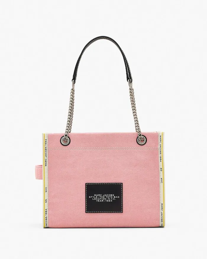 Marc Jacobs The Tote Bag The Denim Chain Medium Tote Bag Ribbon Pink 8211 Women