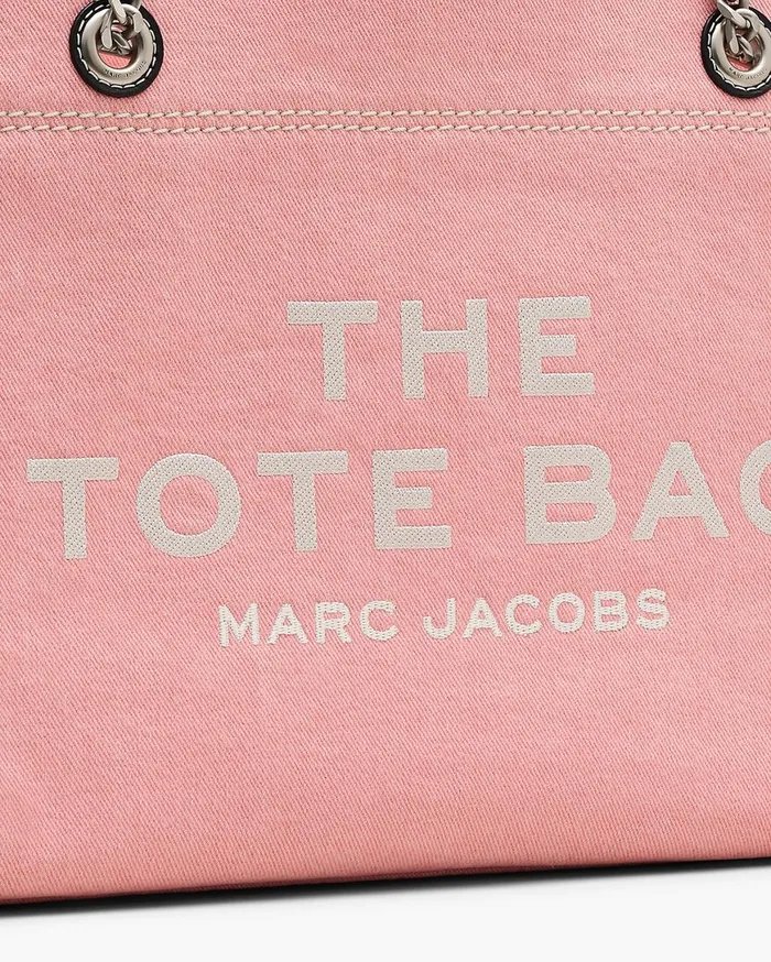 Marc Jacobs The Tote Bag The Denim Chain Medium Tote Bag Ribbon Pink 8211 Women