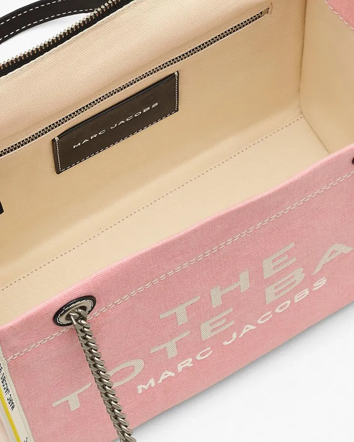 Marc Jacobs The Tote Bag The Denim Chain Medium Tote Bag Ribbon Pink 8211 Women