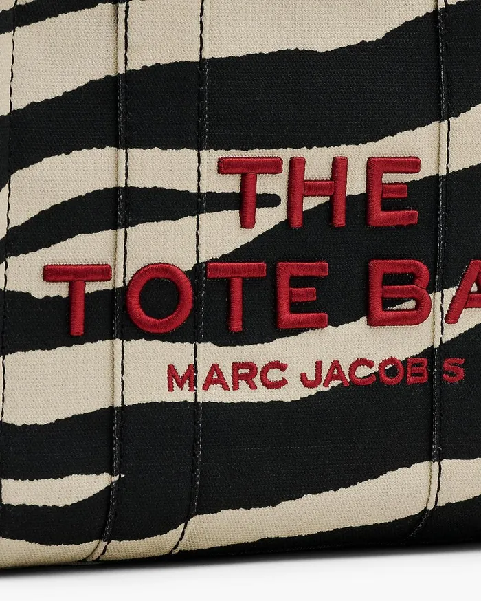 Marc Jacobs The Tote Bag The Zebra Canvas Small Tote Bag Blackwhite 8211 Women