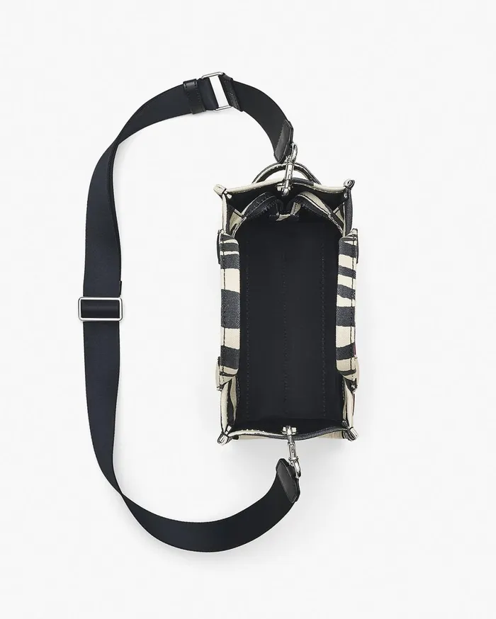 Marc Jacobs The Tote Bag The Zebra Canvas Small Tote Bag Blackwhite 8211 Women