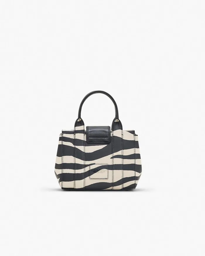 Marc Jacobs The Tote Bag The Zebra Turnlock Crossbody Tote Bag Blackwhite 8211 Women