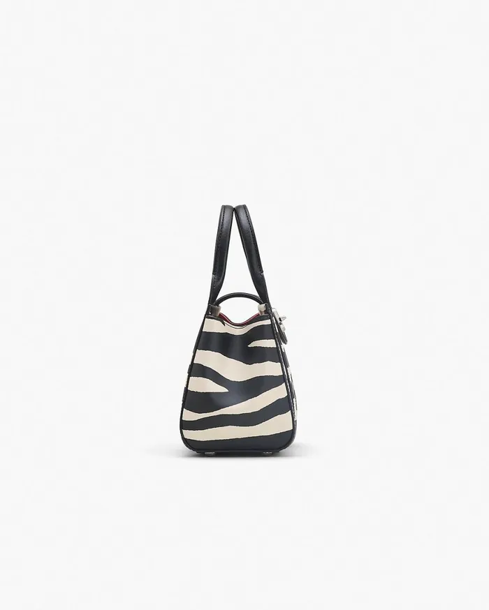 Marc Jacobs The Tote Bag The Zebra Turnlock Crossbody Tote Bag Blackwhite 8211 Women