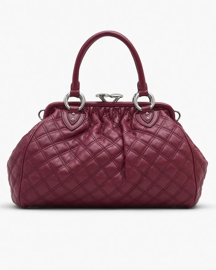 Marc Jacobs Top Handle Bags ReEdition Quilted Leather Stam Bag Cherry 8211 Women