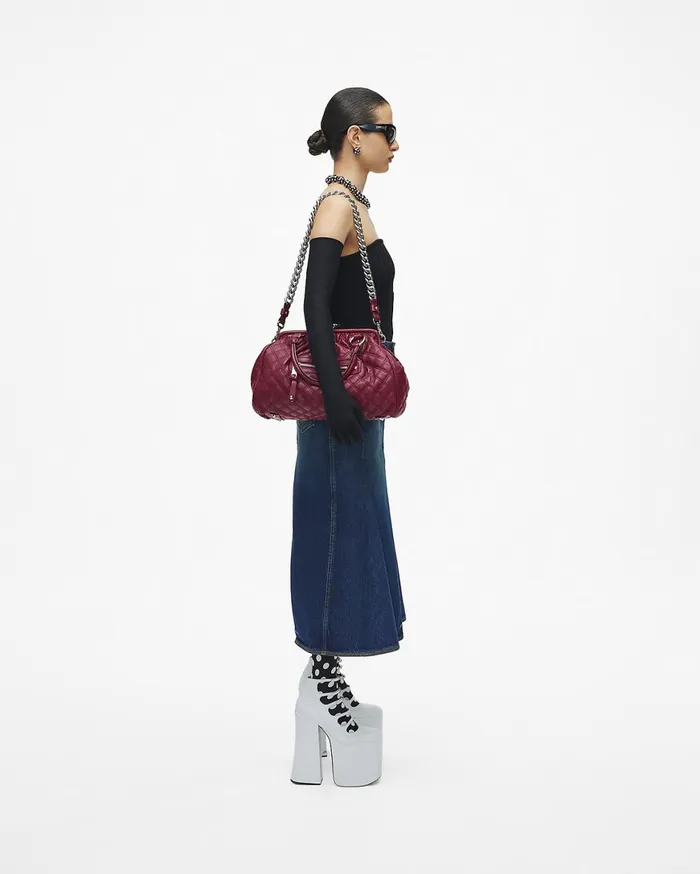 Marc Jacobs Top Handle Bags ReEdition Quilted Leather Stam Bag Cherry 8211 Women