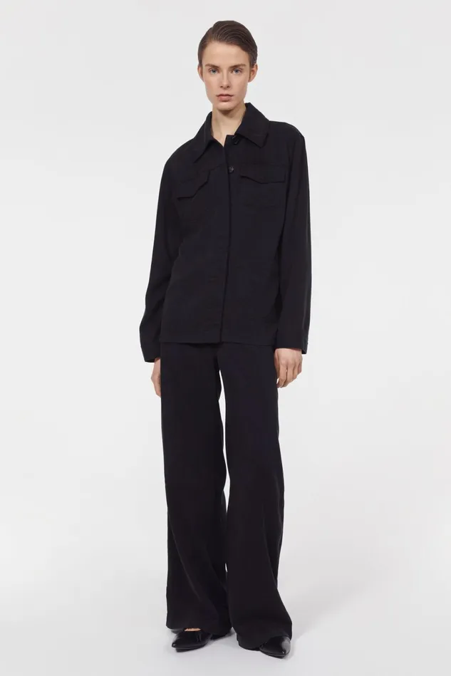 Marmise Tactile Jacket Black Women Rodebjer Sets and Suits