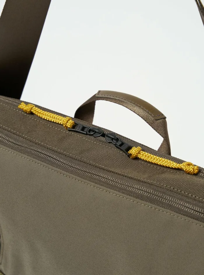 Masterpiece X Courier Bag In Olive Recycled Tech Canv Men Universal Works Bags