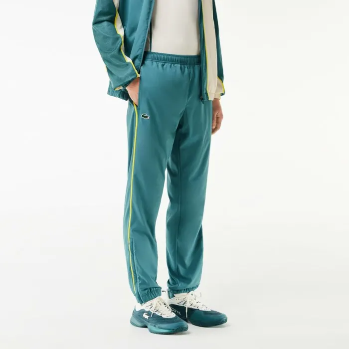 Matching Sets Men Lacoste Men039s Colorblock Tennis Sweatsuit Blue White Iv1