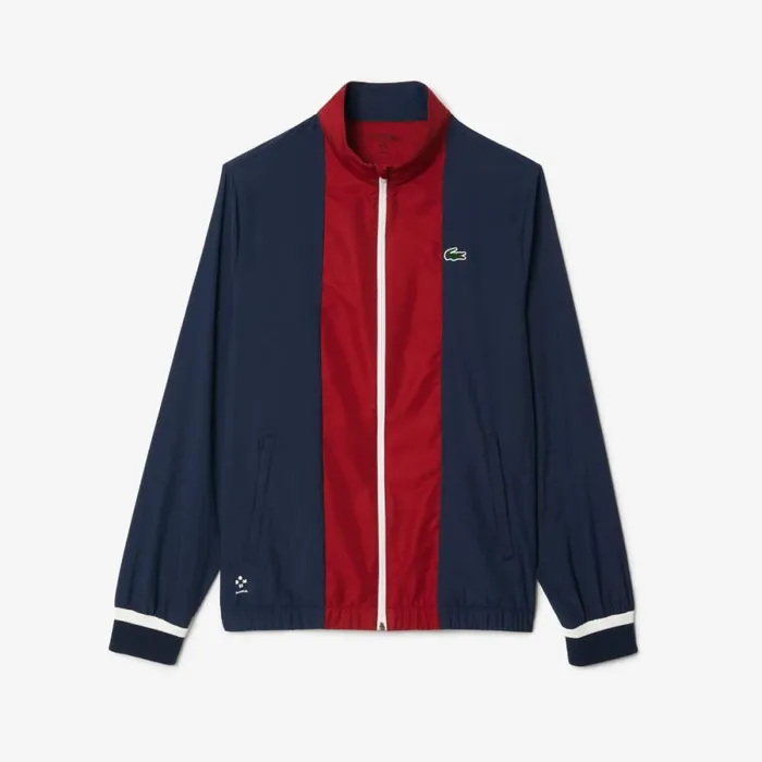 Matching Sets Men Lacoste Men039s Lacoste Sport X Daniil Medvedev Sweatsuit Navy Blue Bordeaux White Irz