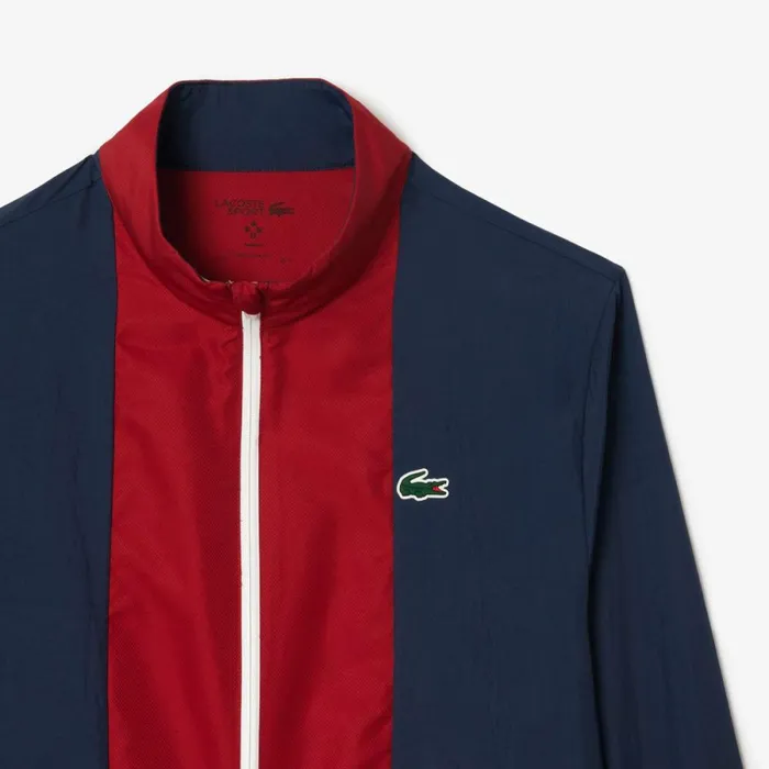 Matching Sets Men Lacoste Men039s Lacoste Sport X Daniil Medvedev Sweatsuit Navy Blue Bordeaux White Irz