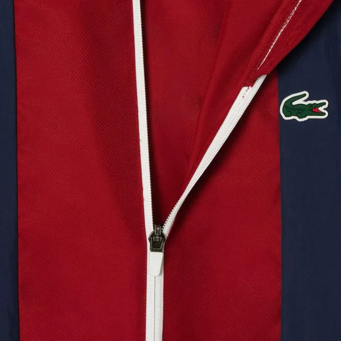 Matching Sets Men Lacoste Men039s Lacoste Sport X Daniil Medvedev Sweatsuit Navy Blue Bordeaux White Irz