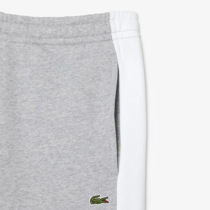 Matching Sets Men Lacoste Men039s Regular Fit Colorblock Joggers Grey Chine Black White Sj1