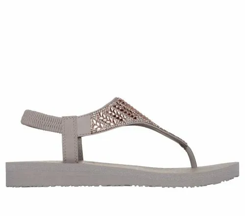 Meditation 8211 Glamorous Muse Taupe Women SKECHERS Sandals