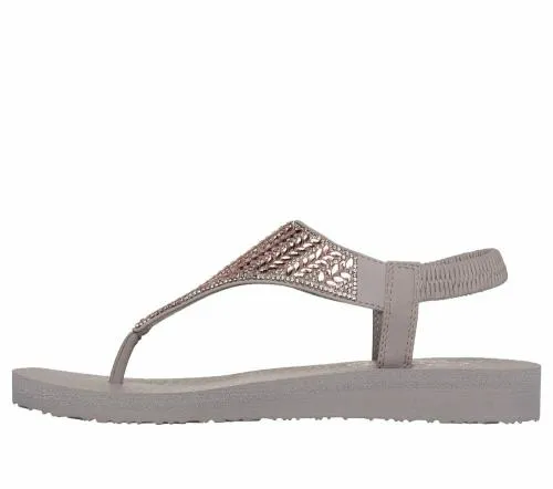 Meditation 8211 Glamorous Muse Taupe Women SKECHERS Sandals