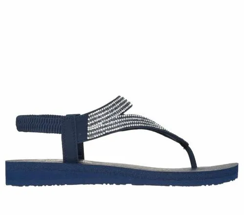 Meditation 8211 Vibrant Glow Navy Women SKECHERS Sandals