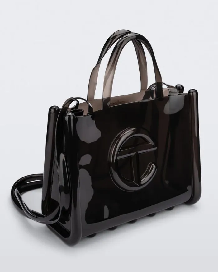 Medium Jelly Shopper Black Women Melissa Handbags