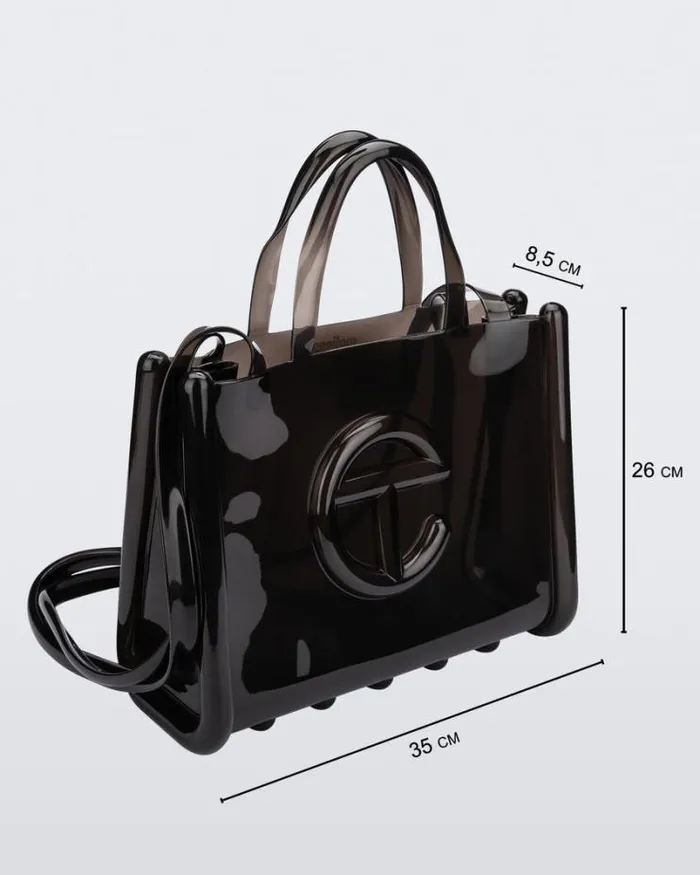 Medium Jelly Shopper Black Women Melissa Handbags