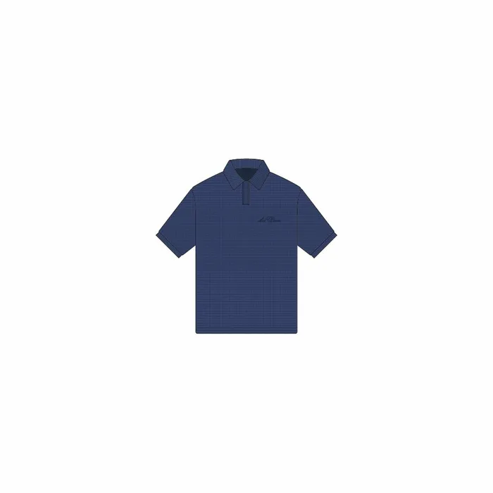 Men Axel Waffle Jersey Polo 8211 Graystone Les Deux Tshirts