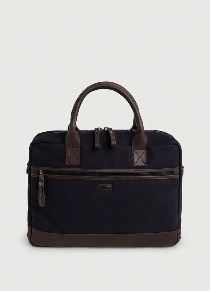 Men Bags and Luggage Hackett London Document Holder With Adjustable Strap Navybrown