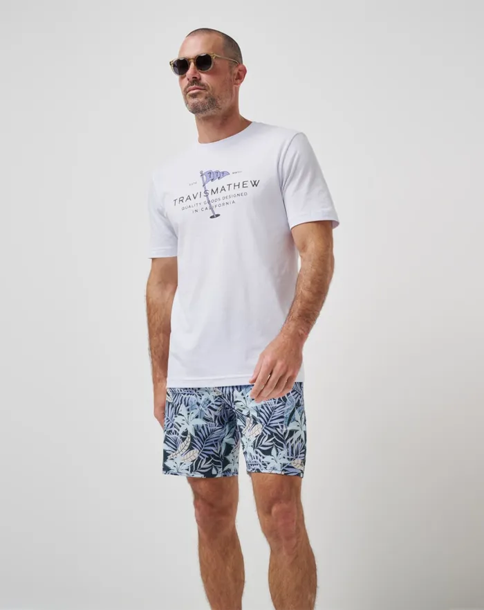 Men Boardshorts TravisMathew CONTINENTAL KING BOARDSHORT 8IN Black