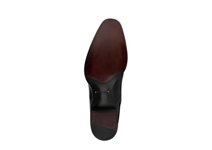 Men Boots Tom Ford Burnished Leather Elkan Zip Boot Black
