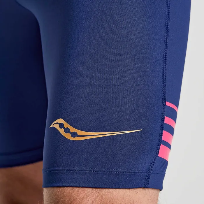 Men Bottoms Saucony Men8217s Elite Tight Short Sodalite