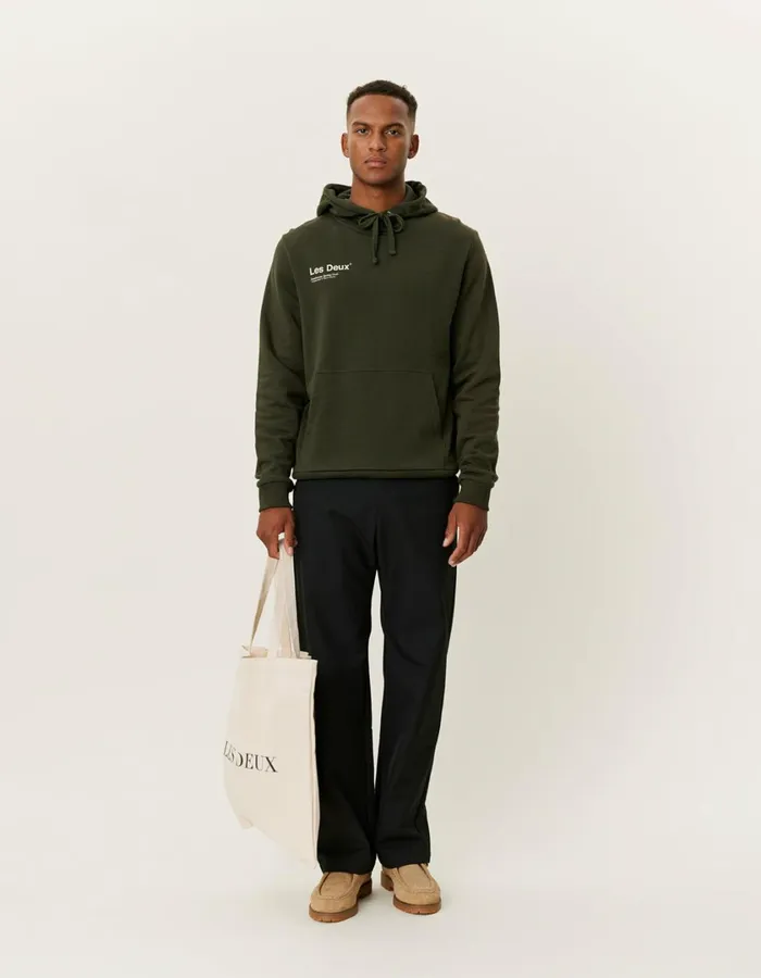 Men Brody Hoodie 20 8211 RosinIvory Les Deux HoodiesSweatshirts