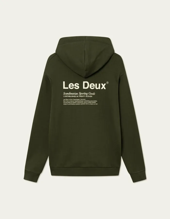 Men Brody Hoodie 20 8211 RosinIvory Les Deux HoodiesSweatshirts