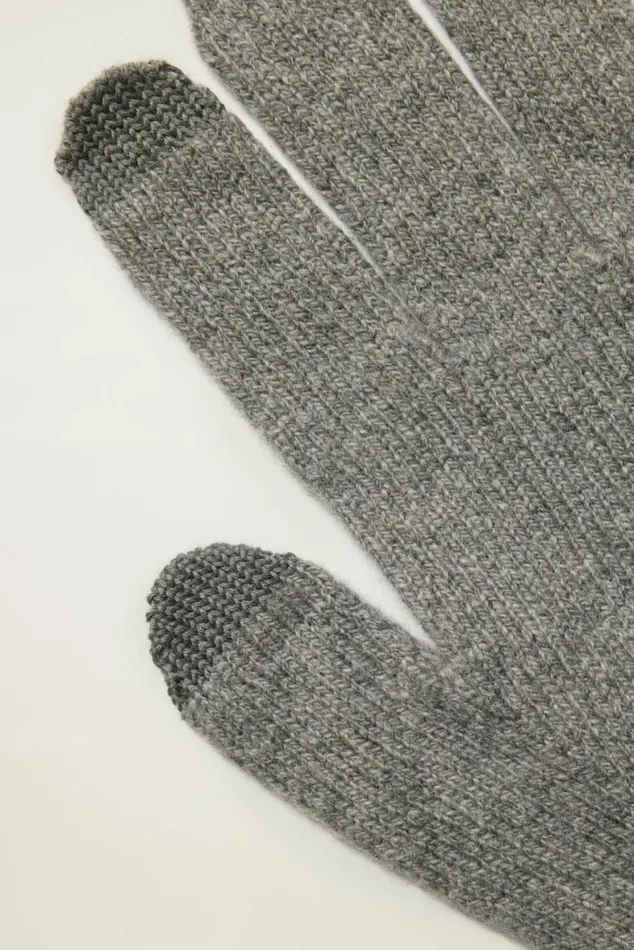 Men Cashmere Tech Gloves Heather Grey Bonobos Hats and More