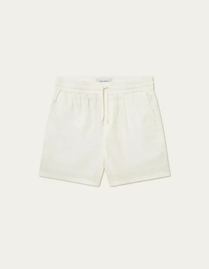 Men Charlie Shorts 8211 Light Ivory Les Deux Shorts
