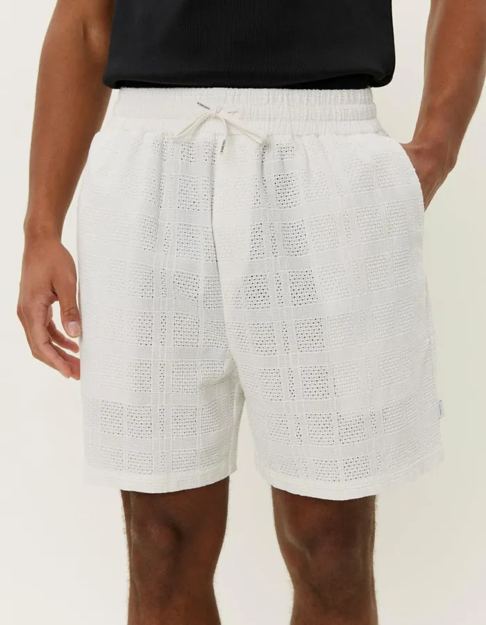 Men Charlie Shorts 8211 Light Ivory Les Deux Shorts