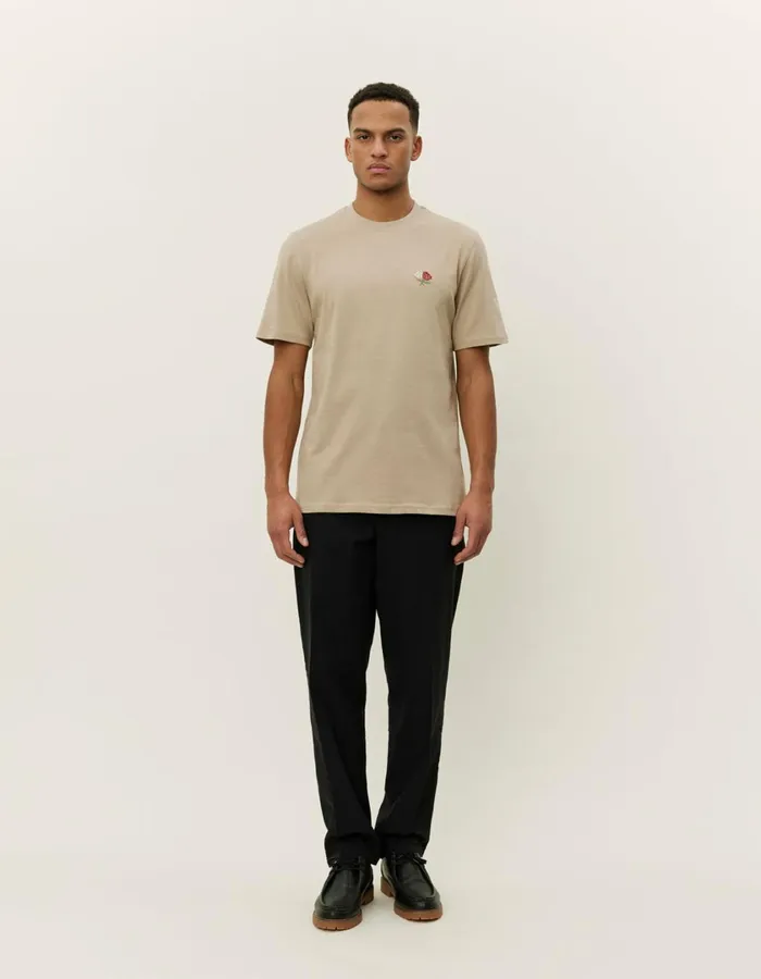 Men Clyde TShirt 8211 Dark Sand Les Deux Tshirts