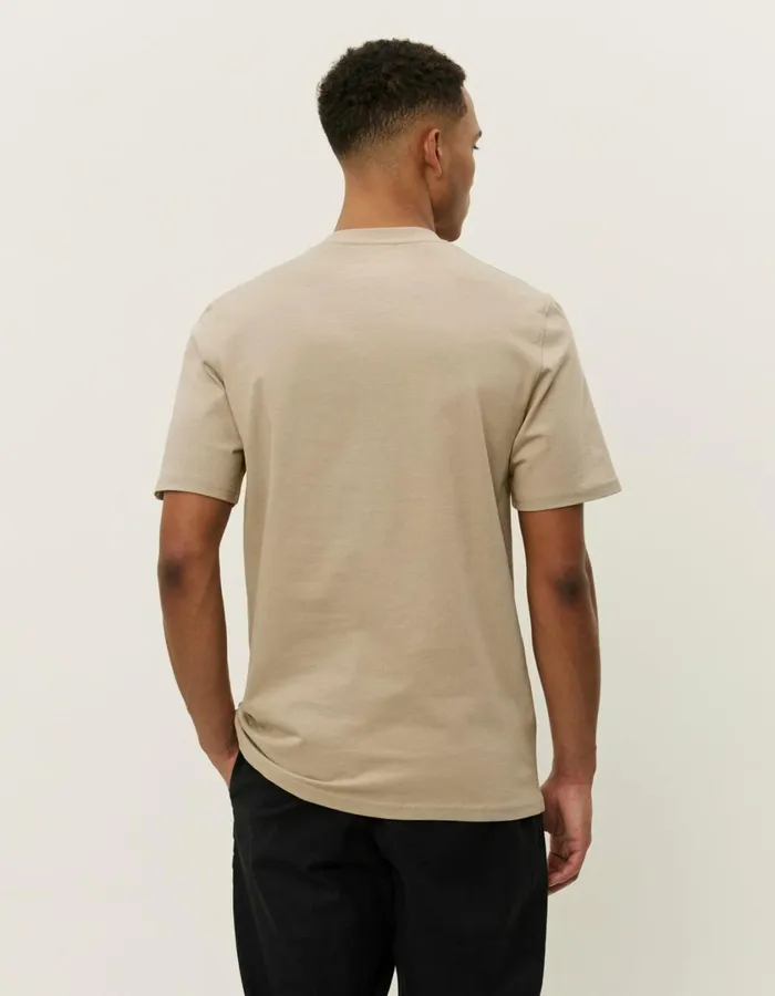 Men Clyde TShirt 8211 Dark Sand Les Deux Tshirts