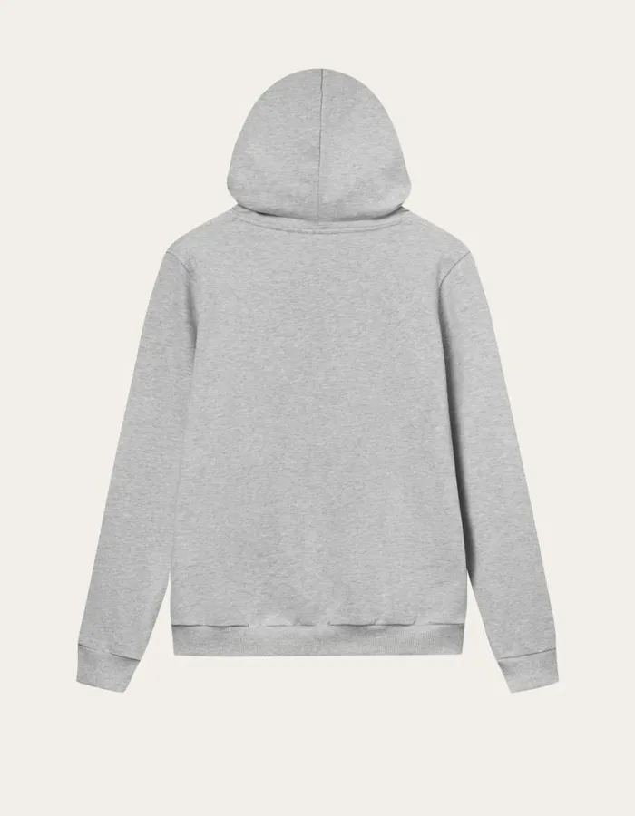 Men Clyde Zipper Hoodie 8211 Snow Melange Les Deux HoodiesSweatshirts