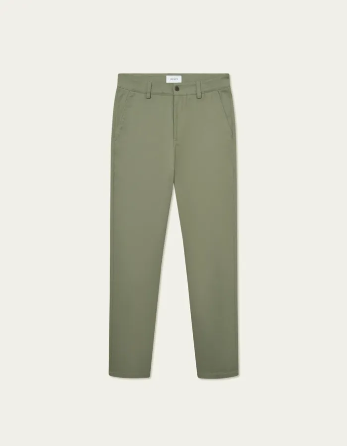 Men Como Cotton Chino 8211 Lichen Green Les Deux Pants
