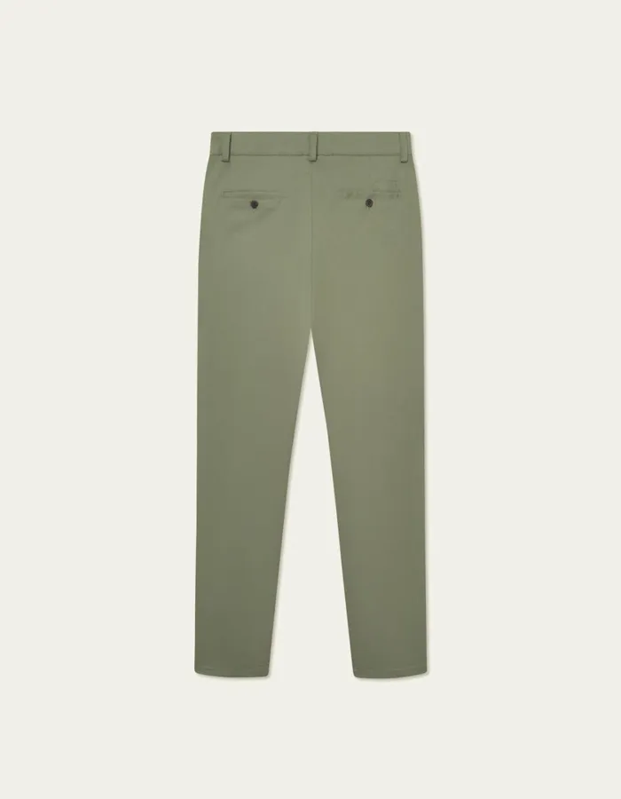 Men Como Cotton Chino 8211 Lichen Green Les Deux Pants