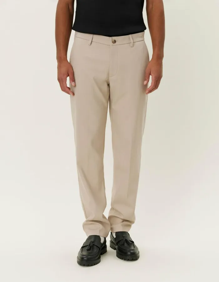 Men Como Reg Herringbone Suit Pants 8211 Dark SandLight Sand Les Deux Pants