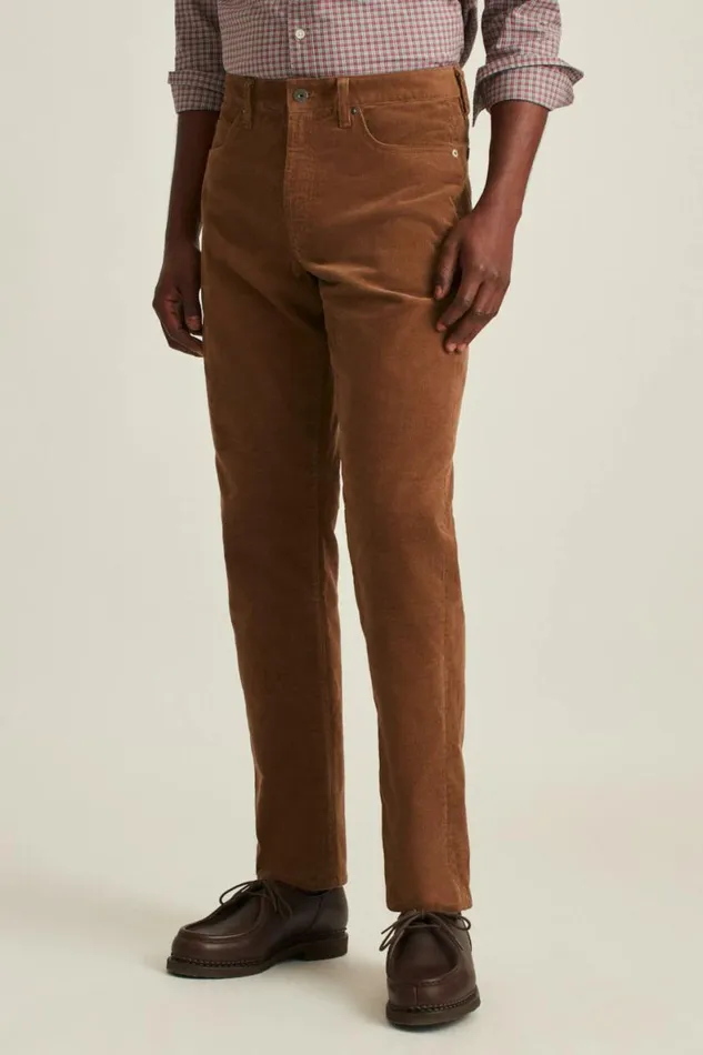 Men Corduroy 5Pocket Pants Chestnut Brown Bonobos 5pochet Pants