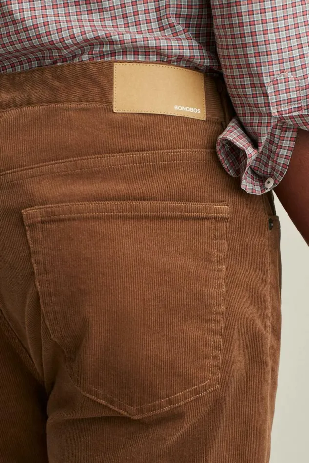 Men Corduroy 5Pocket Pants Chestnut Brown Bonobos 5pochet Pants